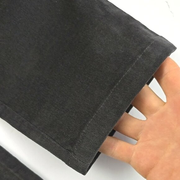 Kenneth Cole Reaction Women's Corduroy Pants Charcoal Grey Stretch Size 8 - Picture 7 of 15